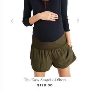 Hatch collection easy smocked short NWOT